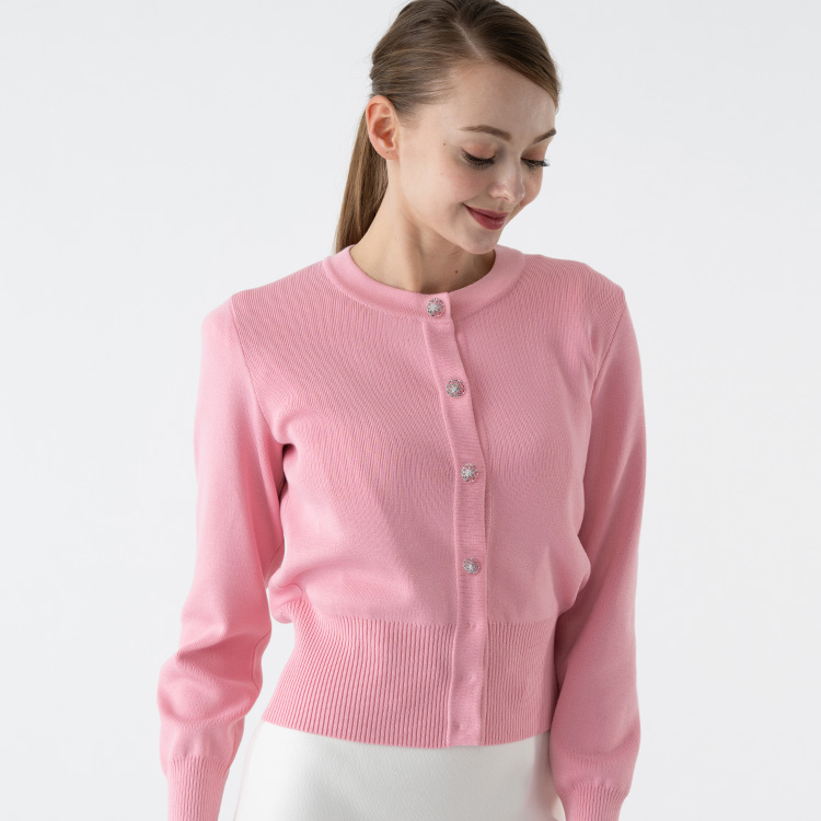 Baby pink hotsell cropped cardigan