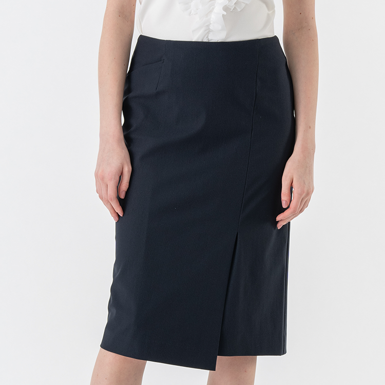 美品✨kay me スカートスーツ セットアップ ネイビー フリル 9