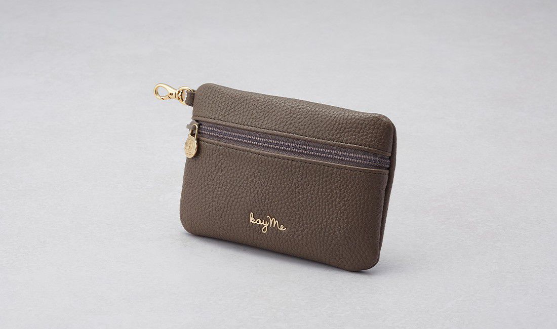 taupe ​Valuables pouch